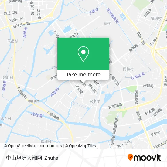 中山坦洲人潮网 map