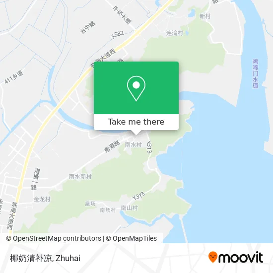 椰奶清补凉 map