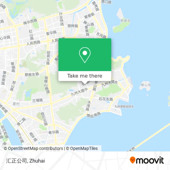 汇正公司 map