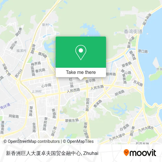 新香洲巨人大厦卓夫国贸金融中心 map