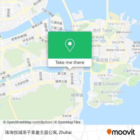 珠海悦城亲子童趣主题公寓 map