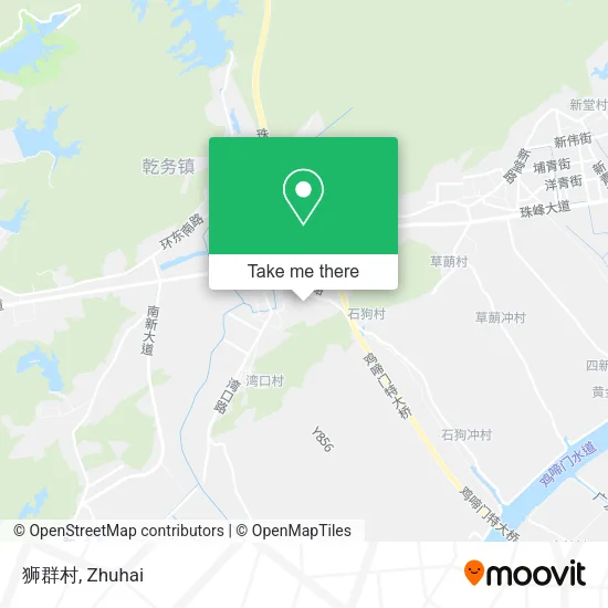 狮群村 map