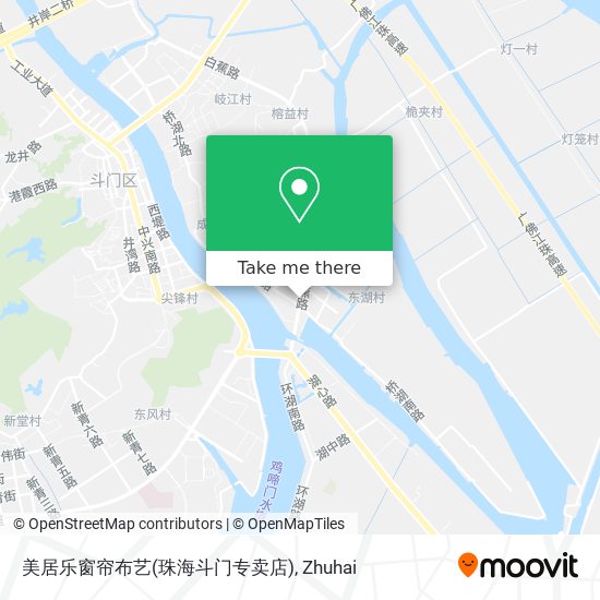 美居乐窗帘布艺(珠海斗门专卖店) map