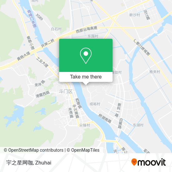 宇之星网咖 map