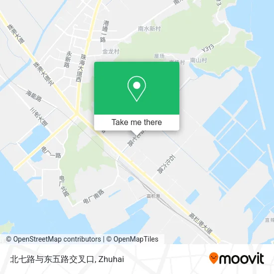 北七路与东五路交叉口 map