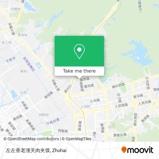 左左香老潼关肉夹馍 map