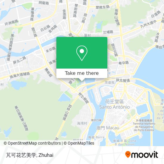 芃可花艺美学 map