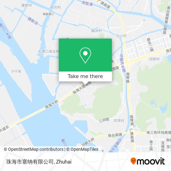 珠海市塞纳有限公司 map