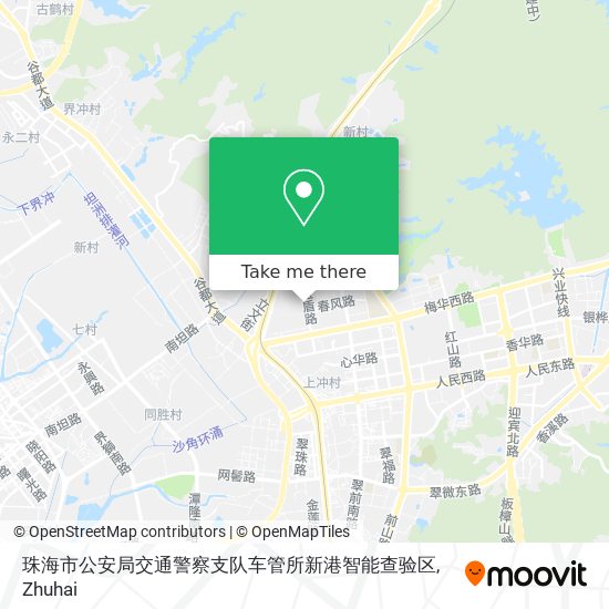 珠海市公安局交通警察支队车管所新港智能查验区 map