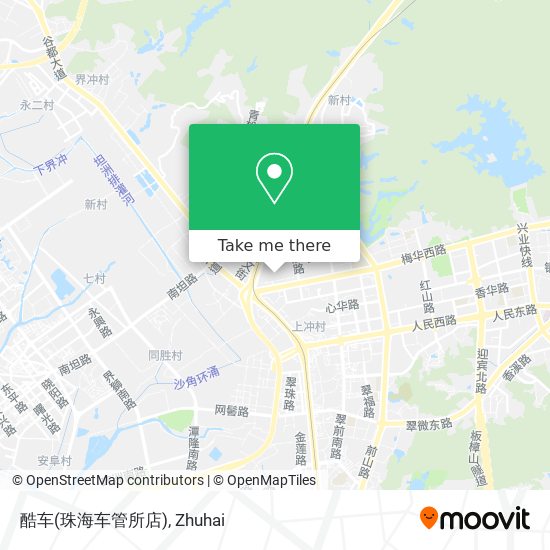 酷车(珠海车管所店) map