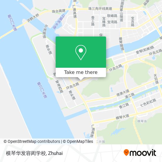 横琴华发容闳学校 map
