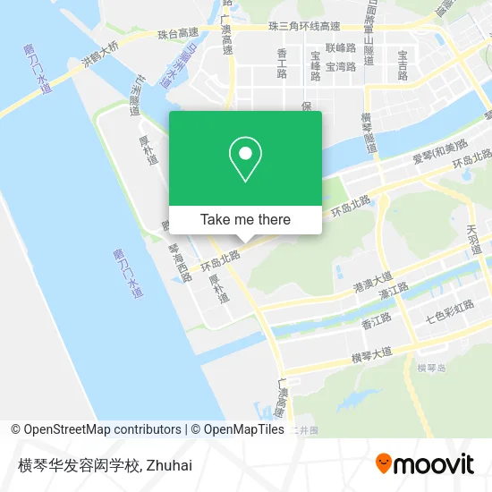 横琴华发容闳学校 map