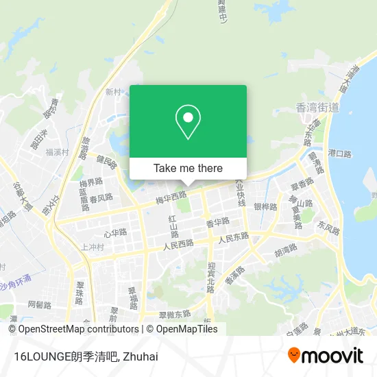 16LOUNGE朗季清吧 map
