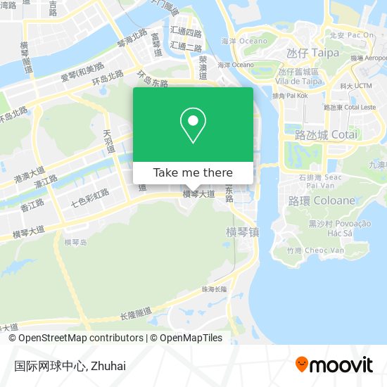 国际网球中心 map