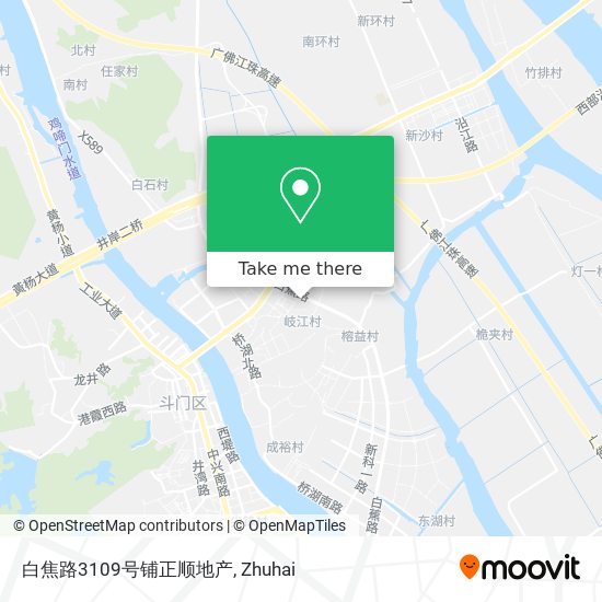 白焦路3109号铺正顺地产 map