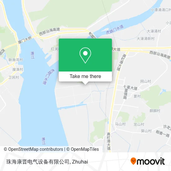 珠海康晋电气设备有限公司 map