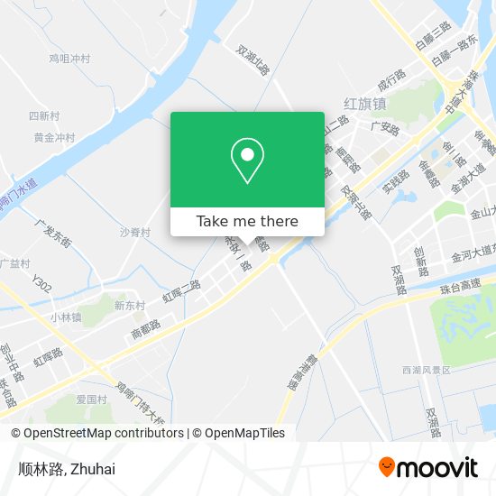 顺林路 map