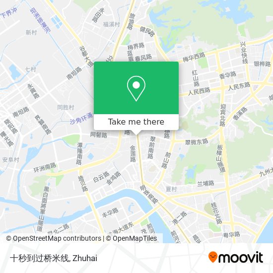 十秒到过桥米线 map