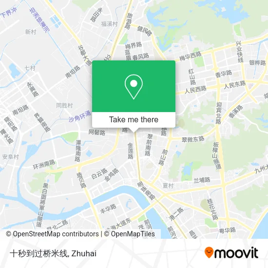 十秒到过桥米线 map