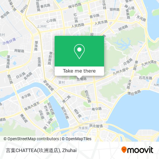 言葉CHATTEA(玖洲道店) map