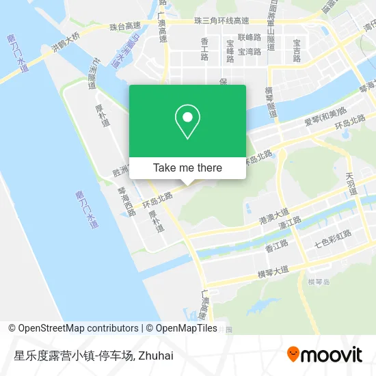 星乐度露营小镇-停车场 map