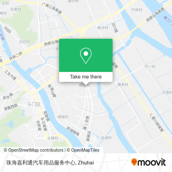 珠海嘉利通汽车用品服务中心 map