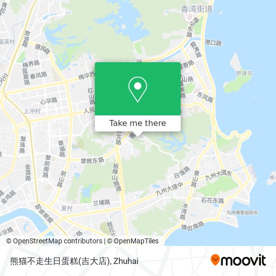 熊猫不走生日蛋糕(吉大店) map