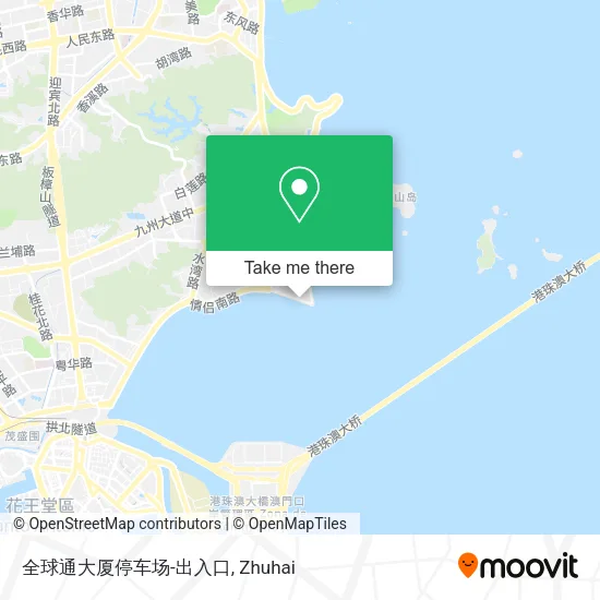 全球通大厦停车场-出入口 map