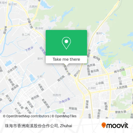 珠海市香洲南溪股份合作公司 map