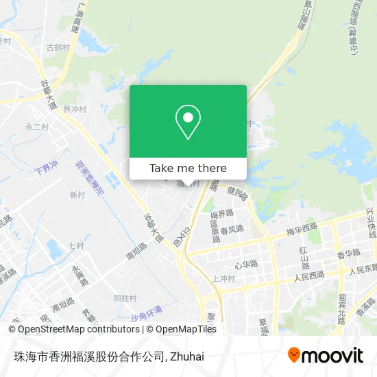 珠海市香洲福溪股份合作公司 map