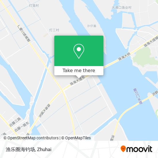渔乐圈海钓场 map