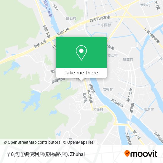 早8点连锁便利店(朝福路店) map