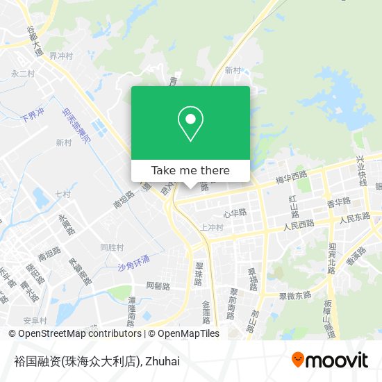 裕国融资(珠海众大利店) map