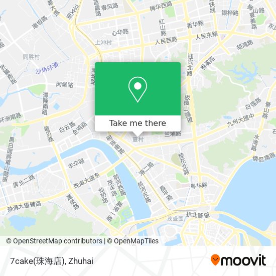 7cake(珠海店) map