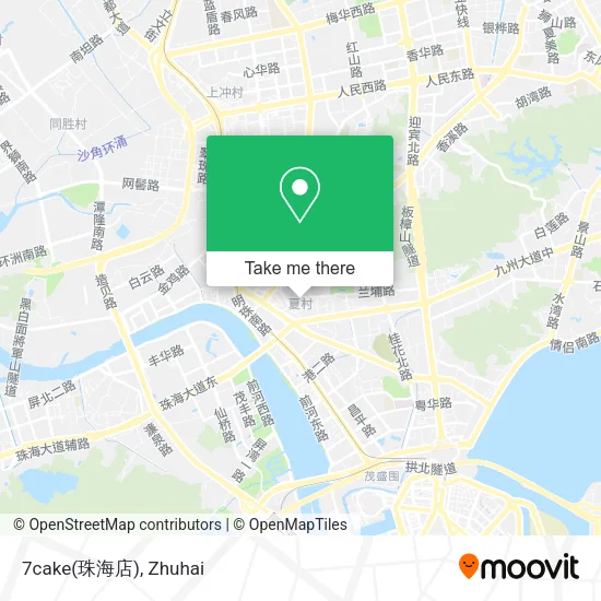 7cake(珠海店) map
