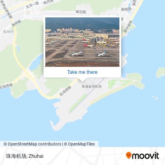 珠海机场 map