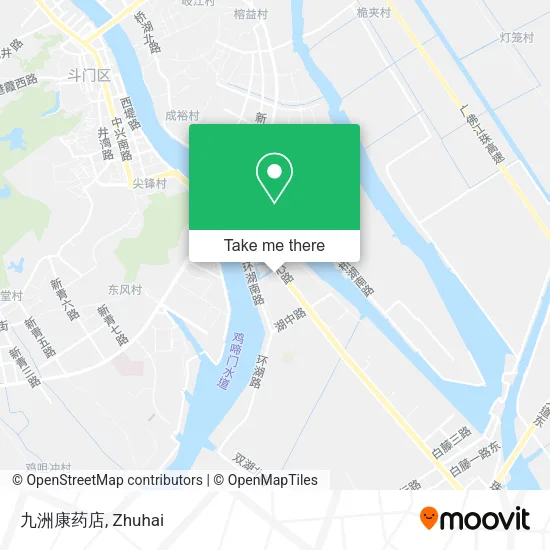 九洲康药店 map