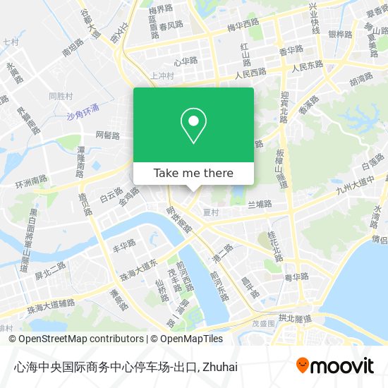 心海中央国际商务中心停车场-出口 map