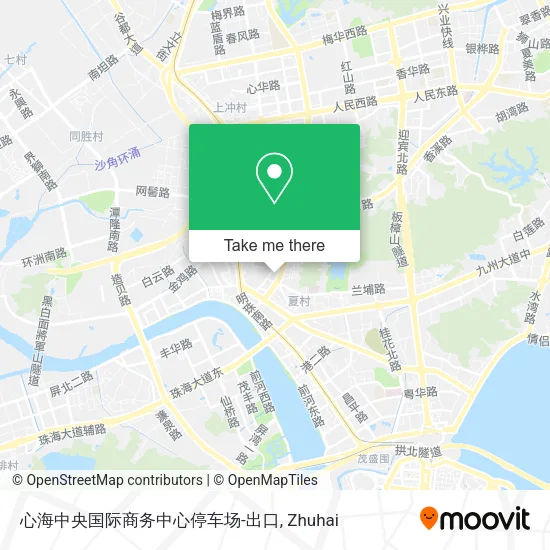 心海中央国际商务中心停车场-出口 map