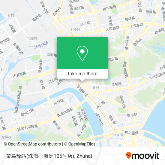 菜鸟驿站(珠海心海洲106号店) map