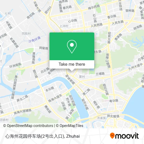 心海州花园停车场(2号出入口) map