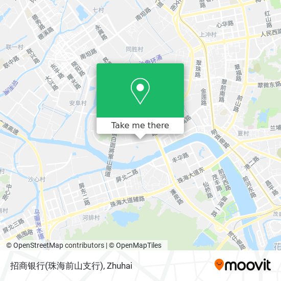 招商银行(珠海前山支行) map