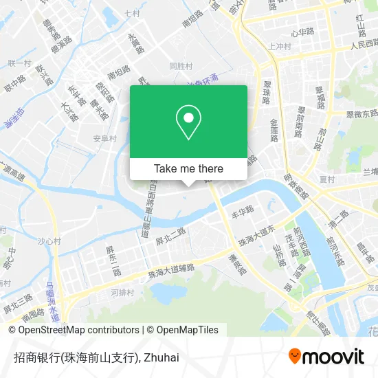 招商银行(珠海前山支行) map