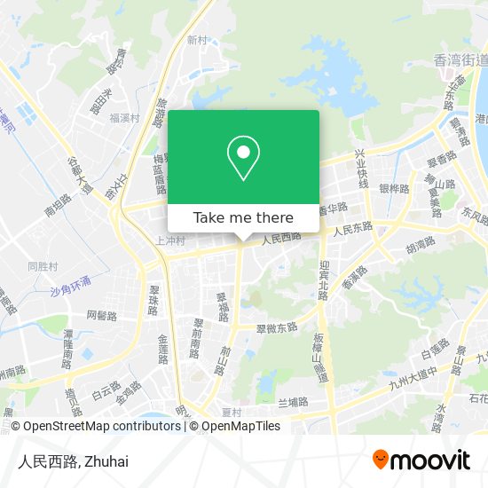 人民西路 map