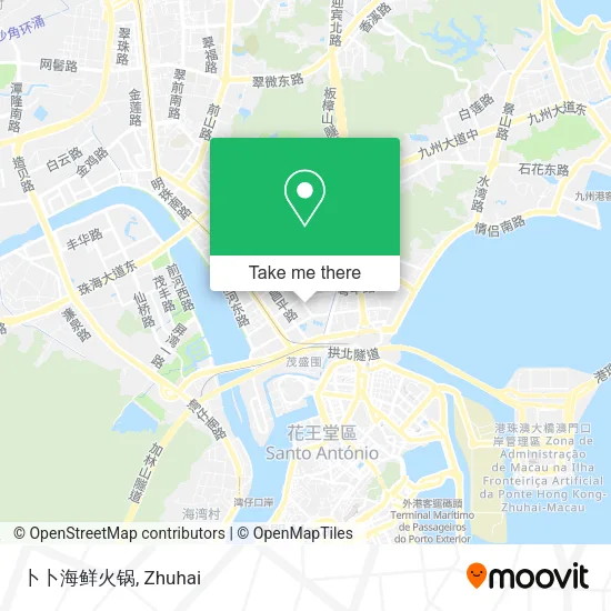 卜卜海鲜火锅 map