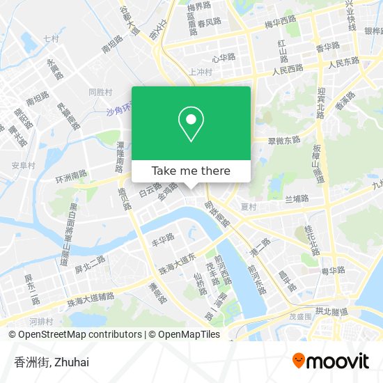 香洲街 map