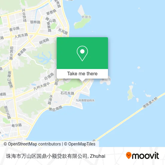 珠海市万山区国鼎小额贷款有限公司 map