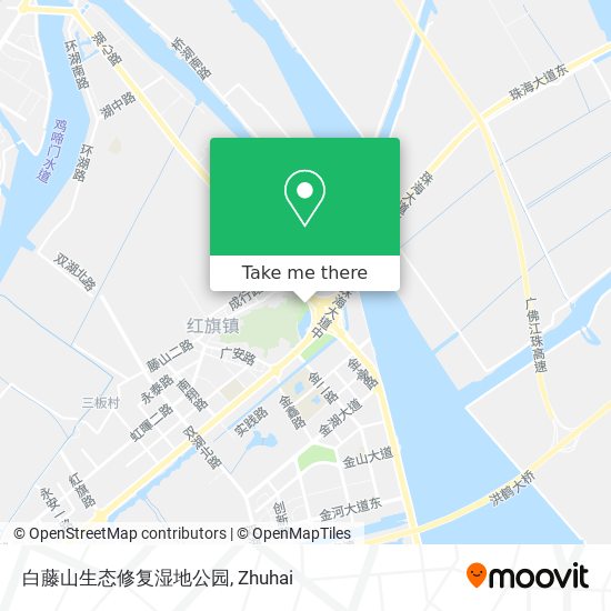 白藤山生态修复湿地公园 map