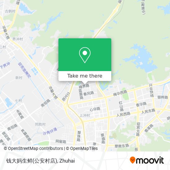 钱大妈生鲜(公安村店) map