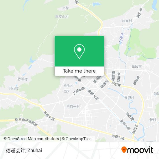 德谨会计 map